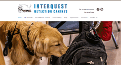 Desktop Screenshot of interquestk9.com